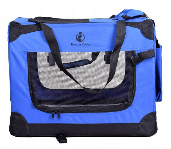 Přepravka pro psa kočku přepravní taška DK1-08 modrá