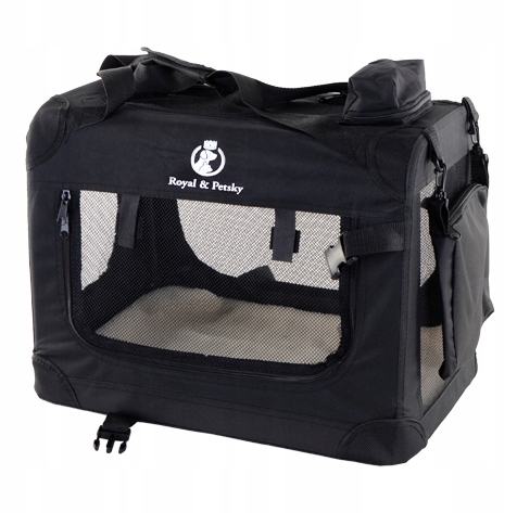 Přepravka pro psa kočku přepravní taška DK2-04 černá
