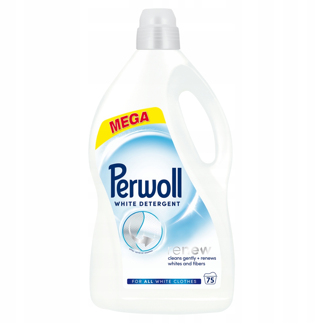 Perwoll Renew White Tekutý prací prostředek na prádlo 3,75l 75 praní