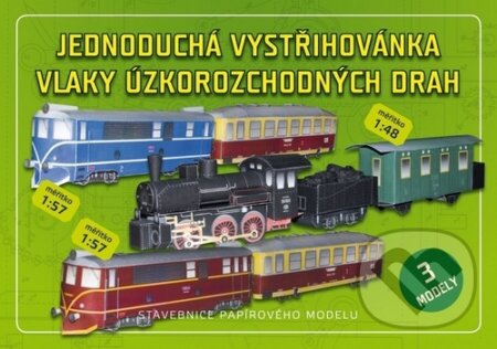 Jednoduchá vystřihovánka: vlaky úzkorozchodných drah - Zadražil Ivan