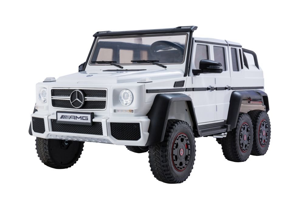 mamido Elektrické autíčko Mercedes G63 6x4 24V bílé