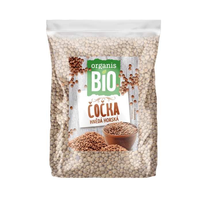 Organis Čočka hnědá horská BIO 500 g