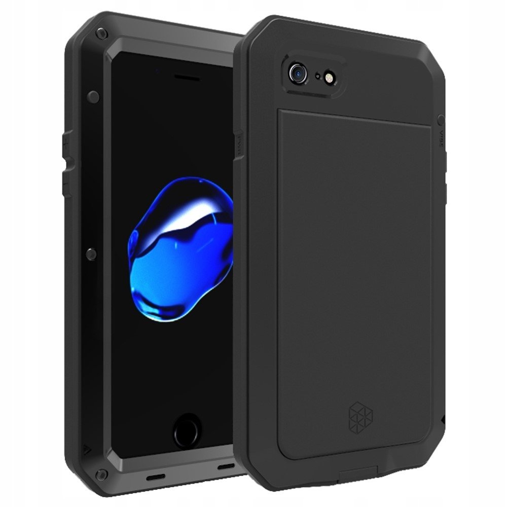 Pouzdro pro iPhone (2020)/ (2022)/7/8, pancéřové, s vestavěným sklem