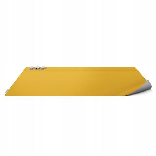 Uniq Hagen oboustranná magnetická podložka na psací stůl žluto-šedá/canary ye