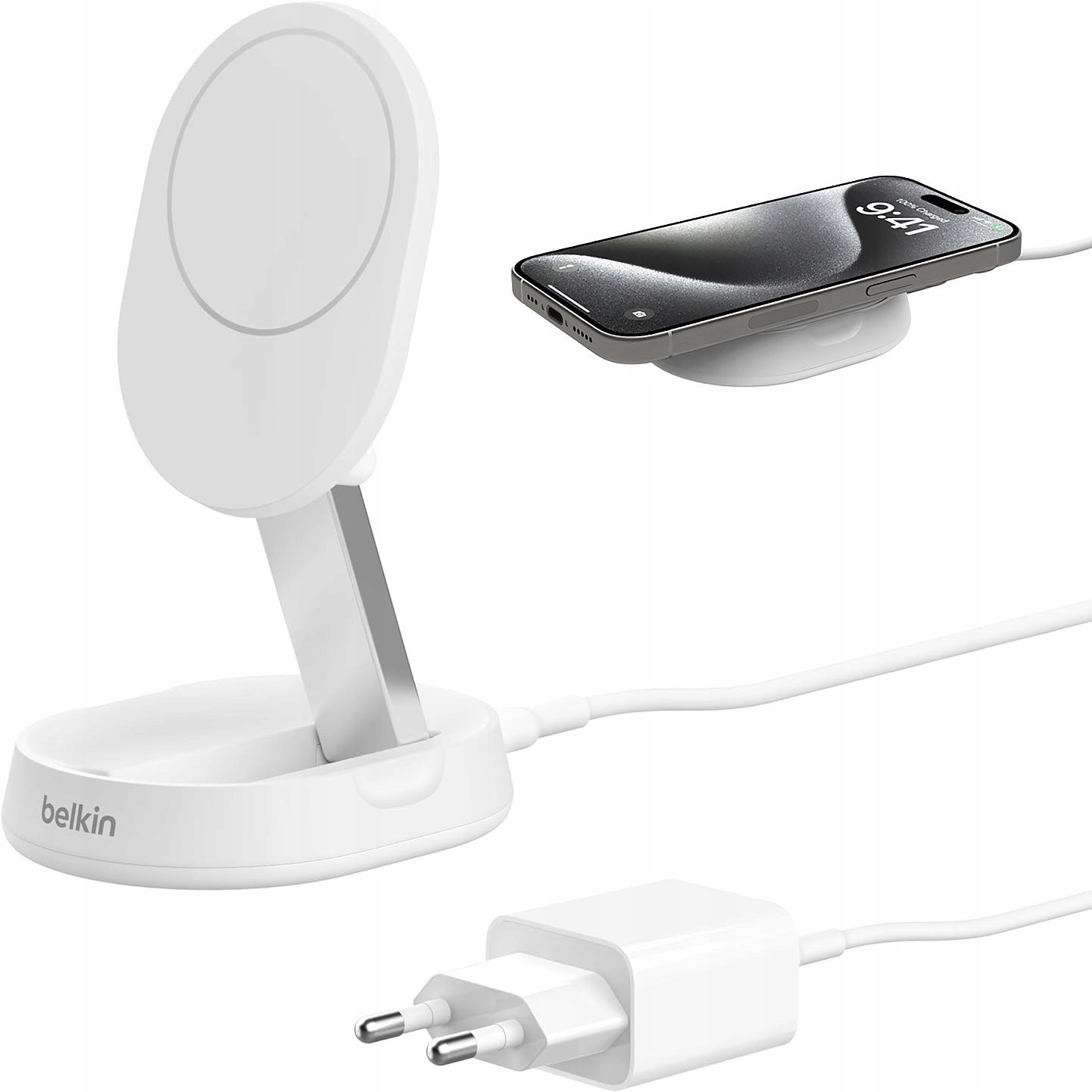 MagSafe indukční nabíječka pro iPhone, Belkin Pro Qi2 15W síťová