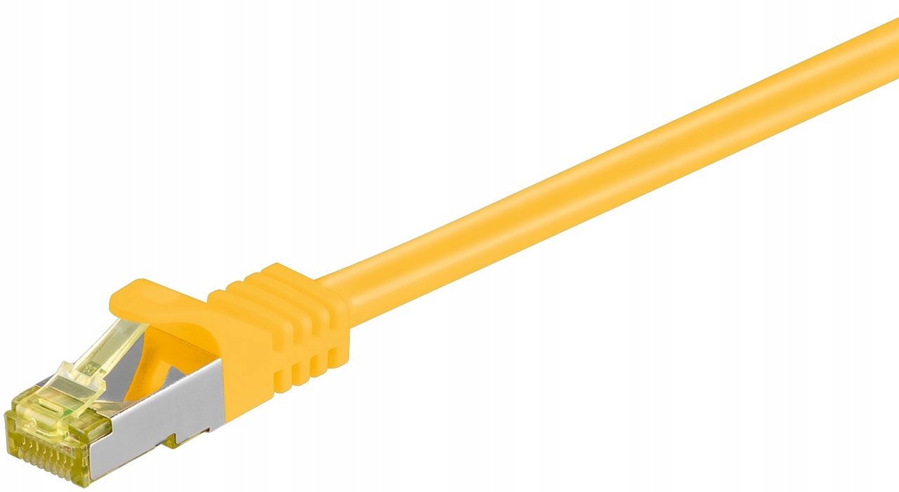 Síťový kabel RJ45 S/ftp kat.7 žlutý 25 m