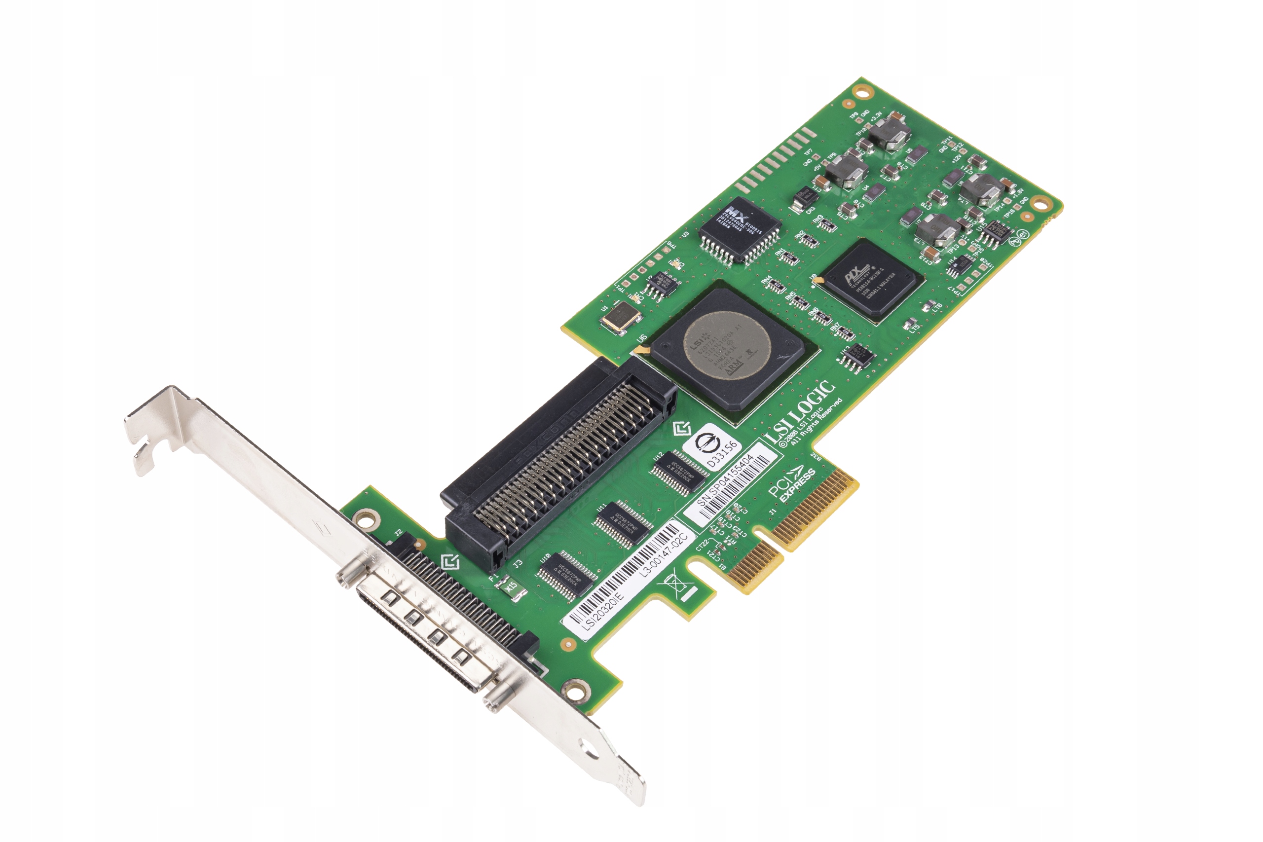 Hba Ultra320 Scsi LSI20320IE PCIe x4 L3-00147-02C karta NU947