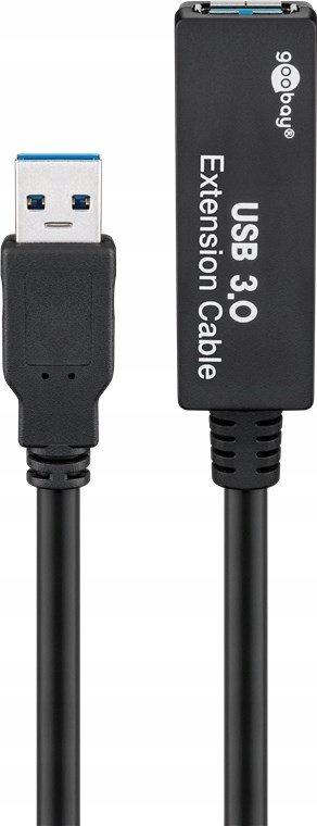 Usb 3.0 prodlužovací kabel černý 5m