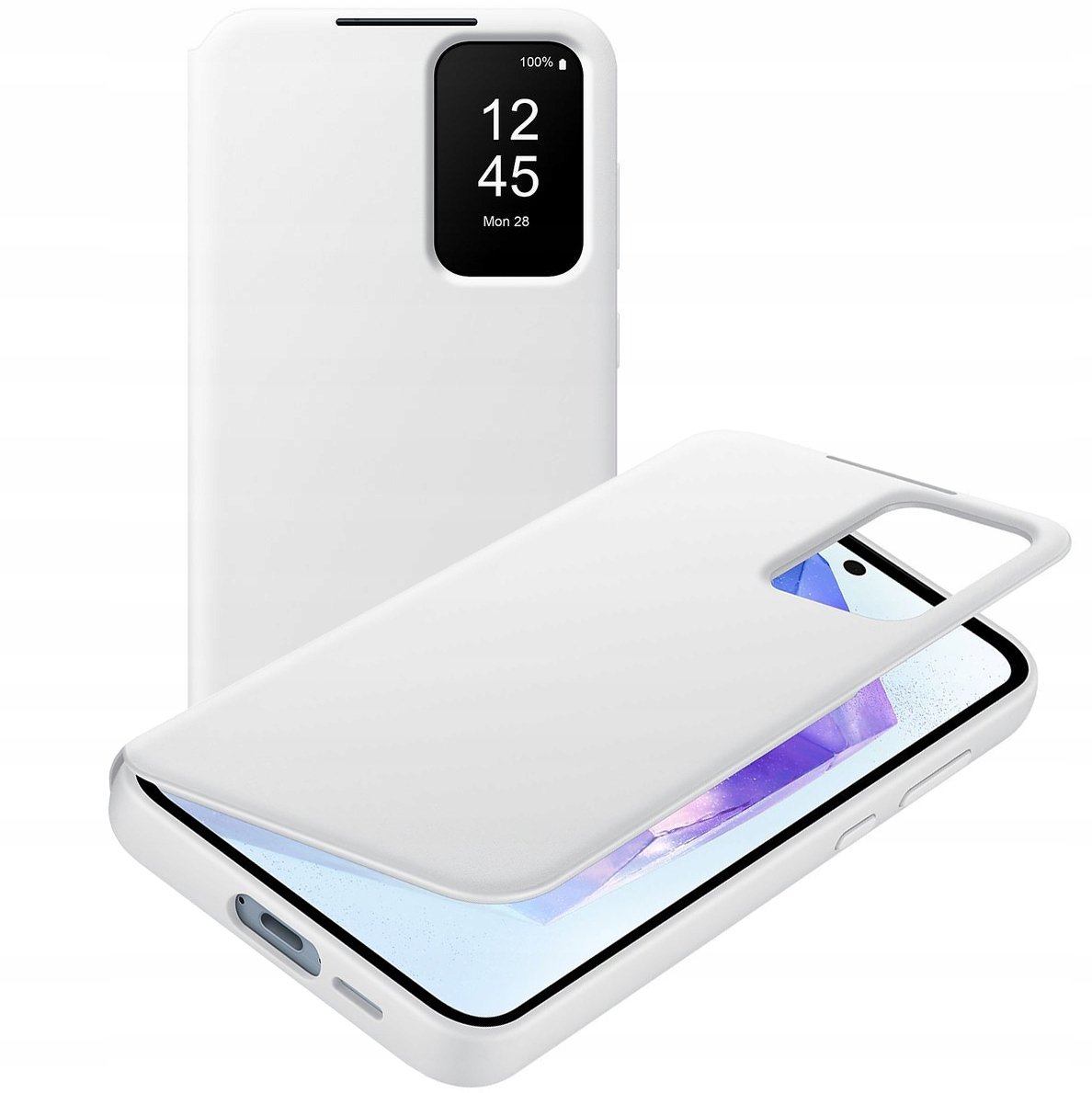 Pouzdro EF-ZA556CWEGWW A55 5G A556 bílé/white Smart View Wallet Case