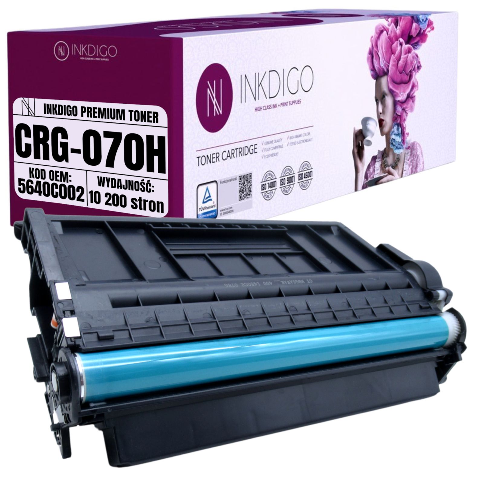 Toner náhradní 070H pro Canon i-SENSYS LBP-243 LBP-246 MF-461 MF-462