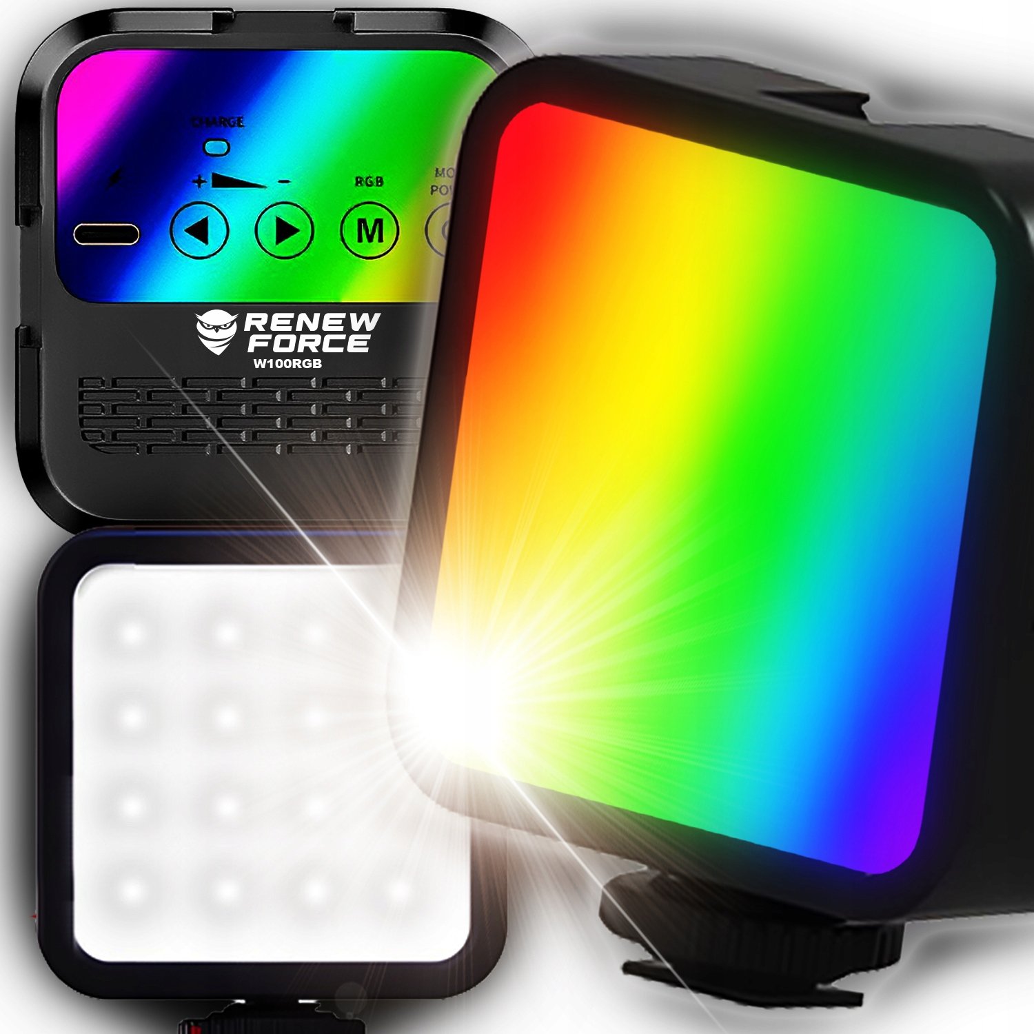 Rgb lampa Diodové Led světlo pro telefon fotoaparátu Dobíjecí 5000mAh