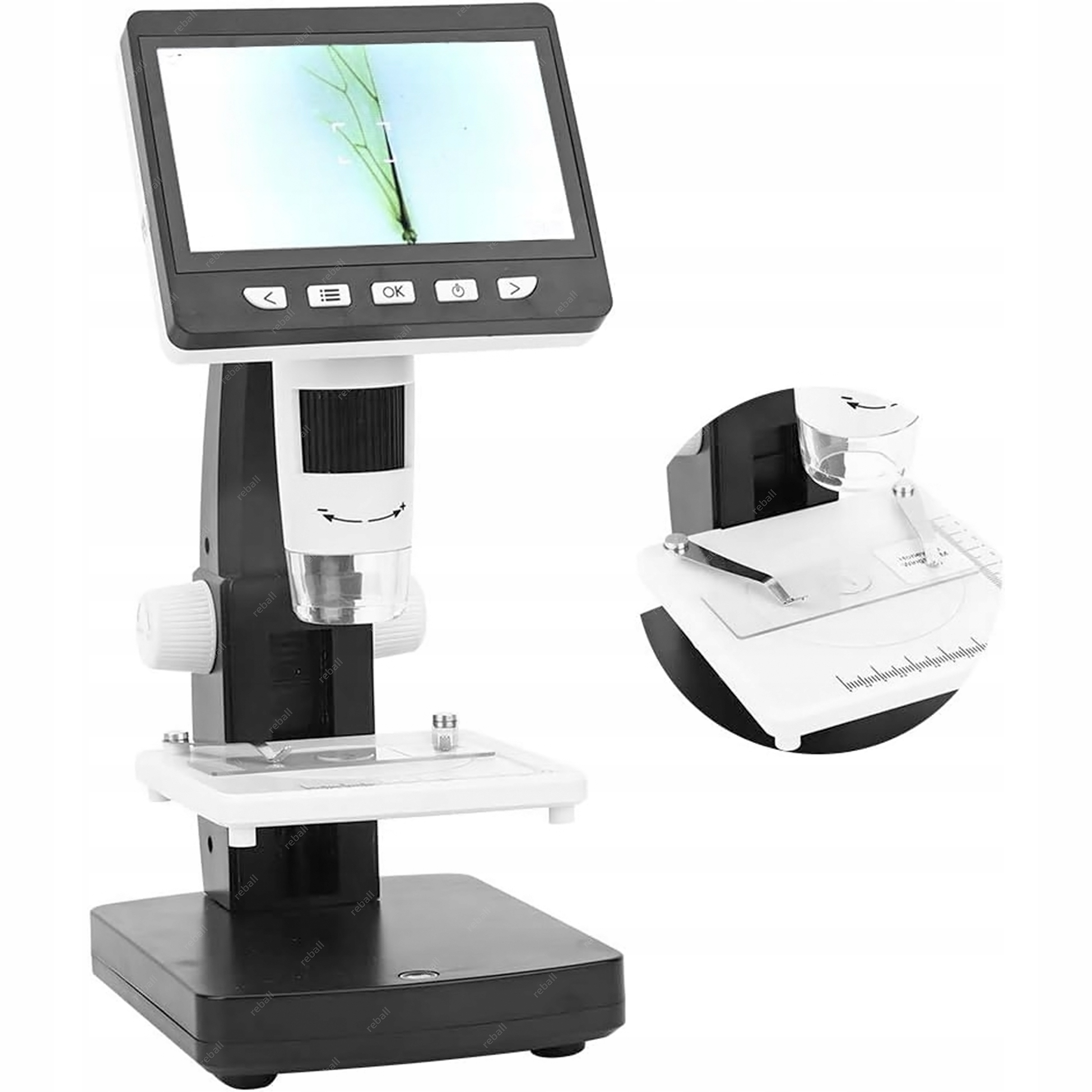Digitální Mikroskop Inskam 306 Kamera 2MP Hd Monitor LCD 4.3