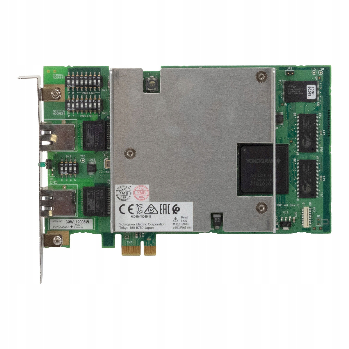 Yokogawa VI702 S1 Vnet/IP Interface Card PCIe