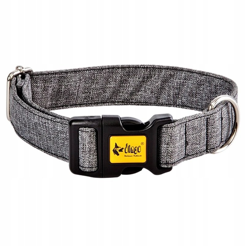 Dingo Obojek Scandi 4,0cm/75cm šedý