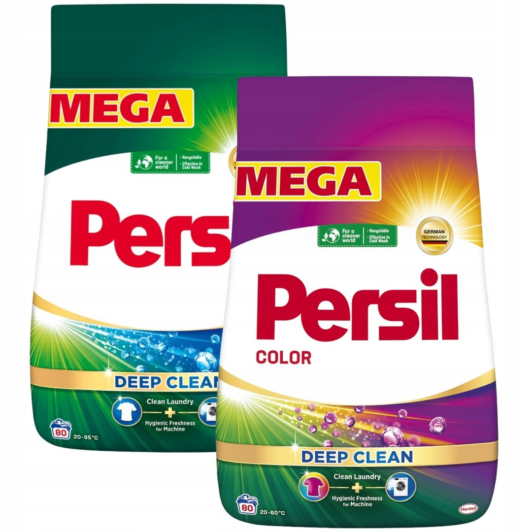 Persil Prací Prášek Sada Barva A Bílá 160 Praní Odstraňuje Skvrny