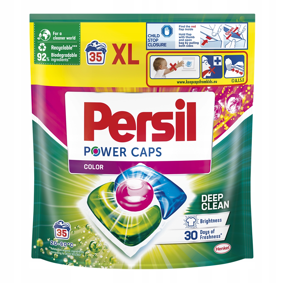 Persil Power Caps Kapsle na praní barvy 35 ks