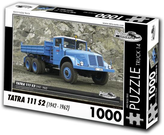 RETRO-AUTA Puzzle TRUCK č.14 Tatra 111 S2 (1942-1962) 1000 dílků