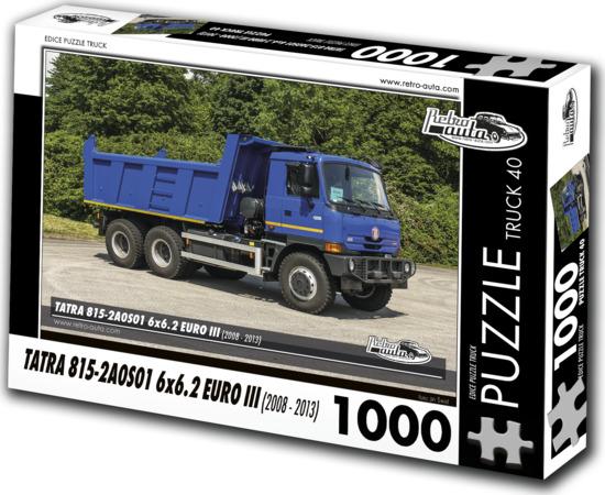 RETRO-AUTA Puzzle TRUCK č.40 Tatra 815-2A0S01 6x6.2 EURO III (2008 - 2013) 1000 dílků