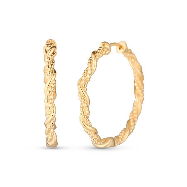 Náušnice z obecného kovu bez kamene M31-483-264033-0000