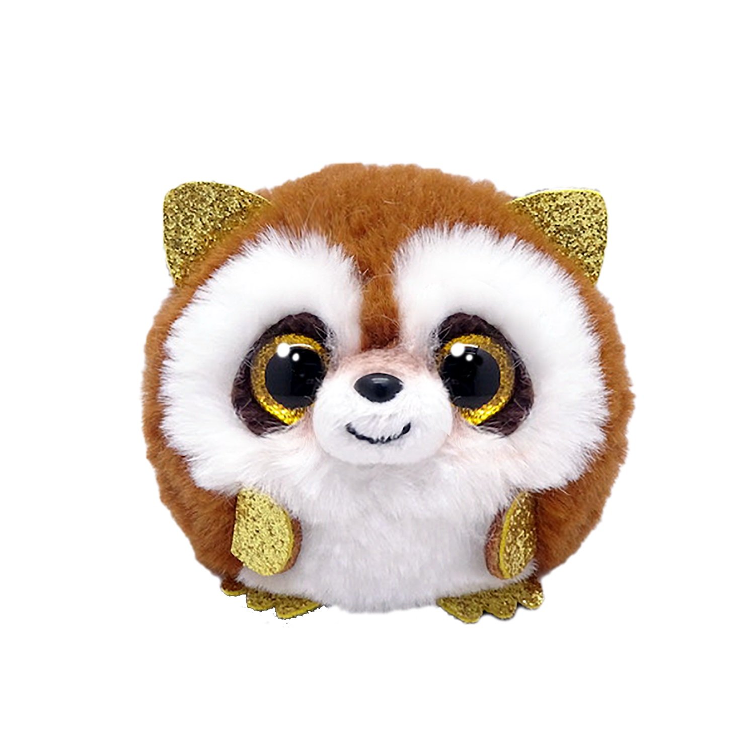 Ty Beanie Balls PICKPOCKET - brown raccoon (6)