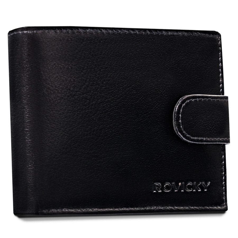 Rovicky Pánská kožená peněženka Gitsuna černá One size