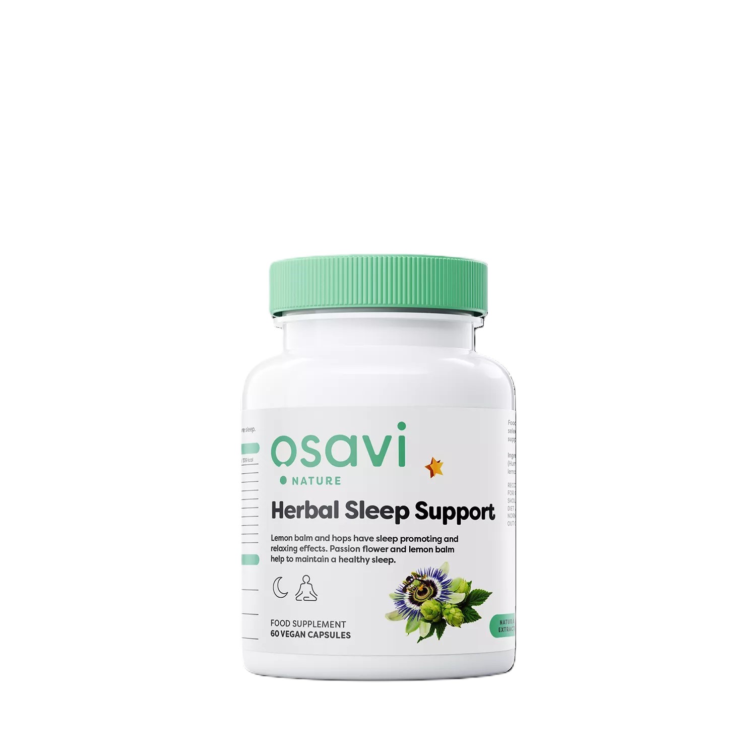 Osavi Herbal Sleep Support, bylinná podpora spánku, 60 vegan kapslí