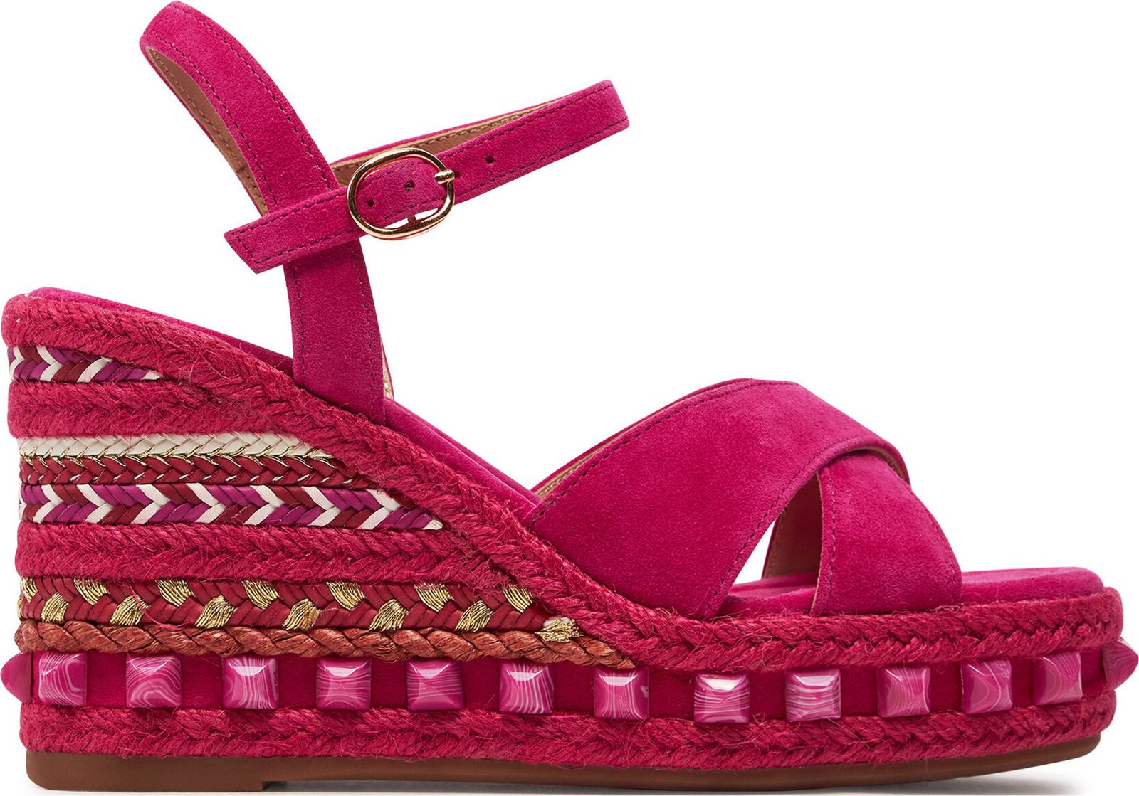 Espadrilky Alma En Pena V240950 Suede Fuxia