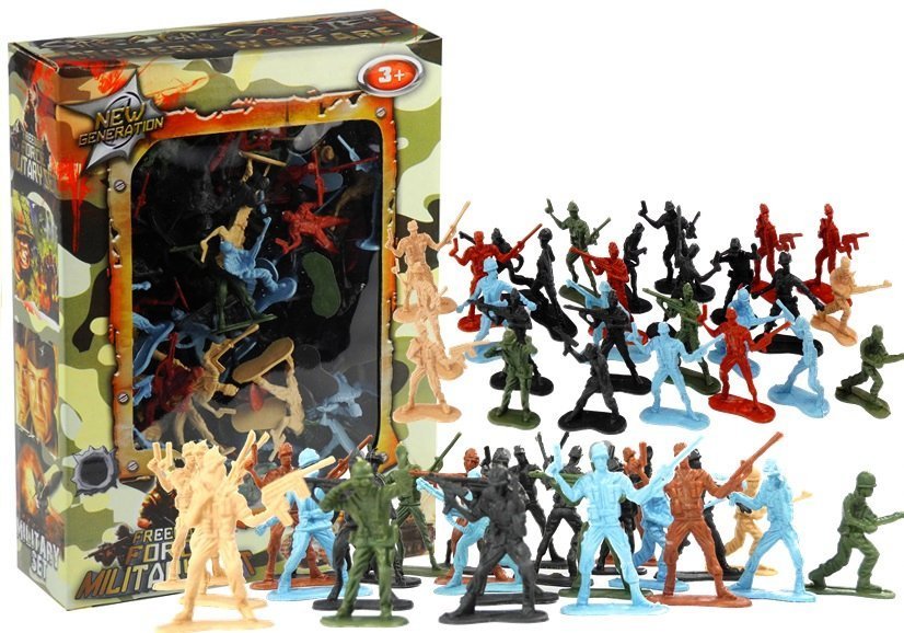 mamido Velká barevná sada vojáčků pro kluky