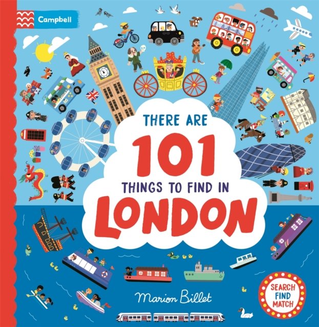 There Are 101 Things to Find in London - A Search and Find Book (Books Campbell)(Board book)