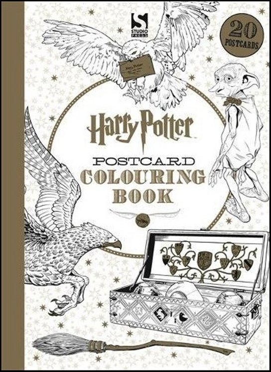 Harry Potter Postcard Colouring Book