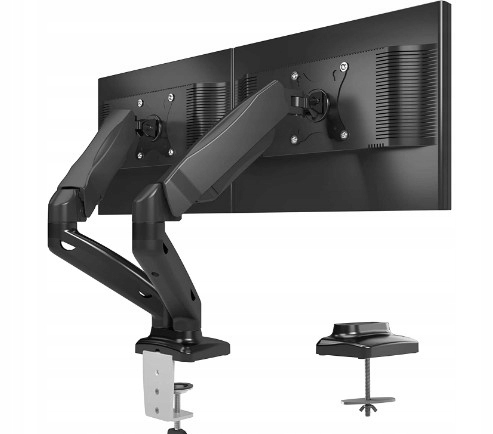 Dvojité rameno pro otočný monitor 13-32 Cale stolní držák