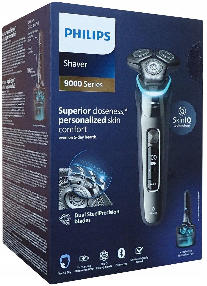 Pánský holicí strojek na obličej Philips S9974/55 Shaver Series 9000 Základna