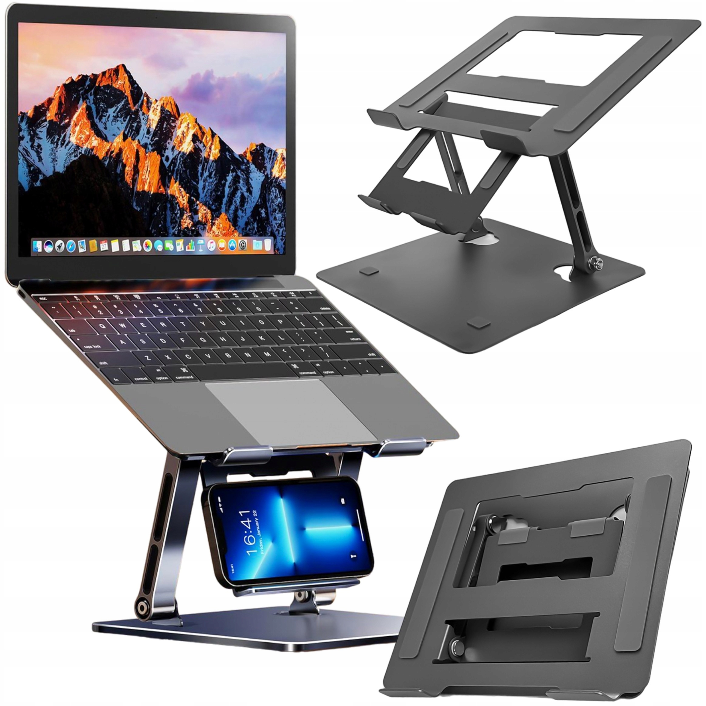 Skládací nastavitelný stolek na notebook 17 MacBook telefon stojan