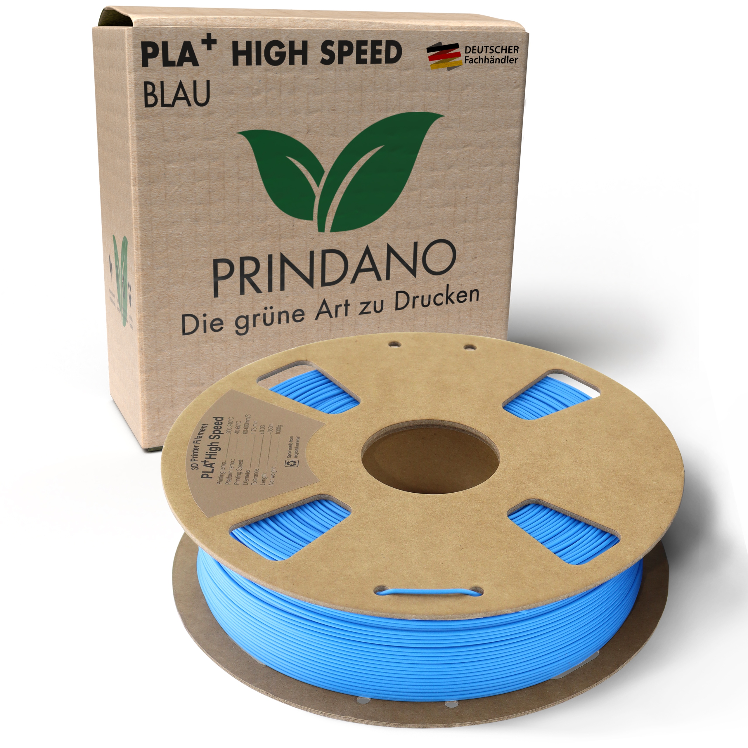 Filament Pla+ High Speed modrý světlý Blue sky rychlý Hyper 1kg Prindano