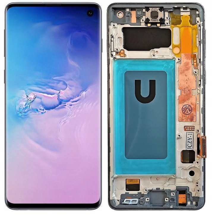 LCD Displej Pro Samsung Galaxy S10 Incell Rámeček Černý