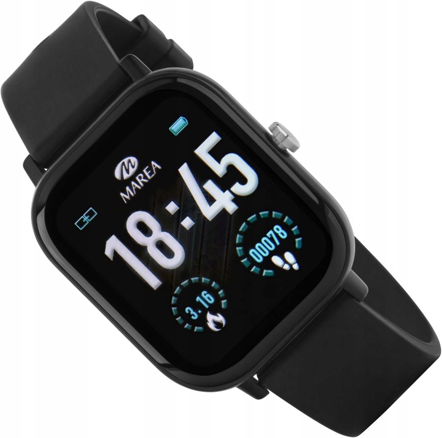 Sportovní Smartwatch Marea B58007/1 Černý Sms Puls