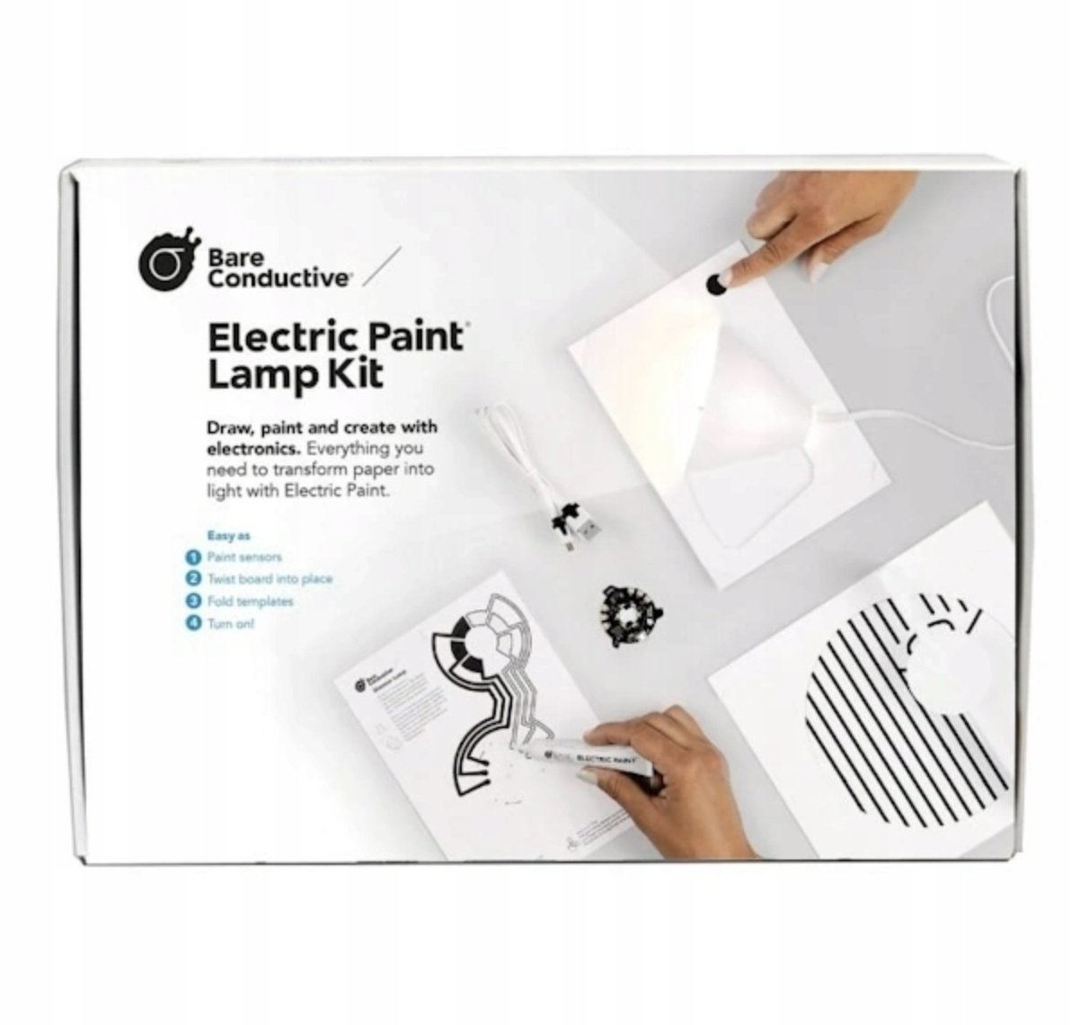 Elektrické Paint Lamp Kit Bare vodivé elektrické lampy Diy