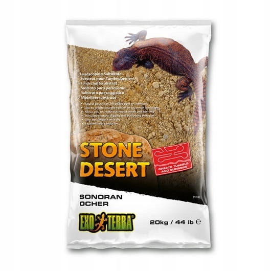 Substrát Exo Terra Stone Desert, okrová poušť, 20kg