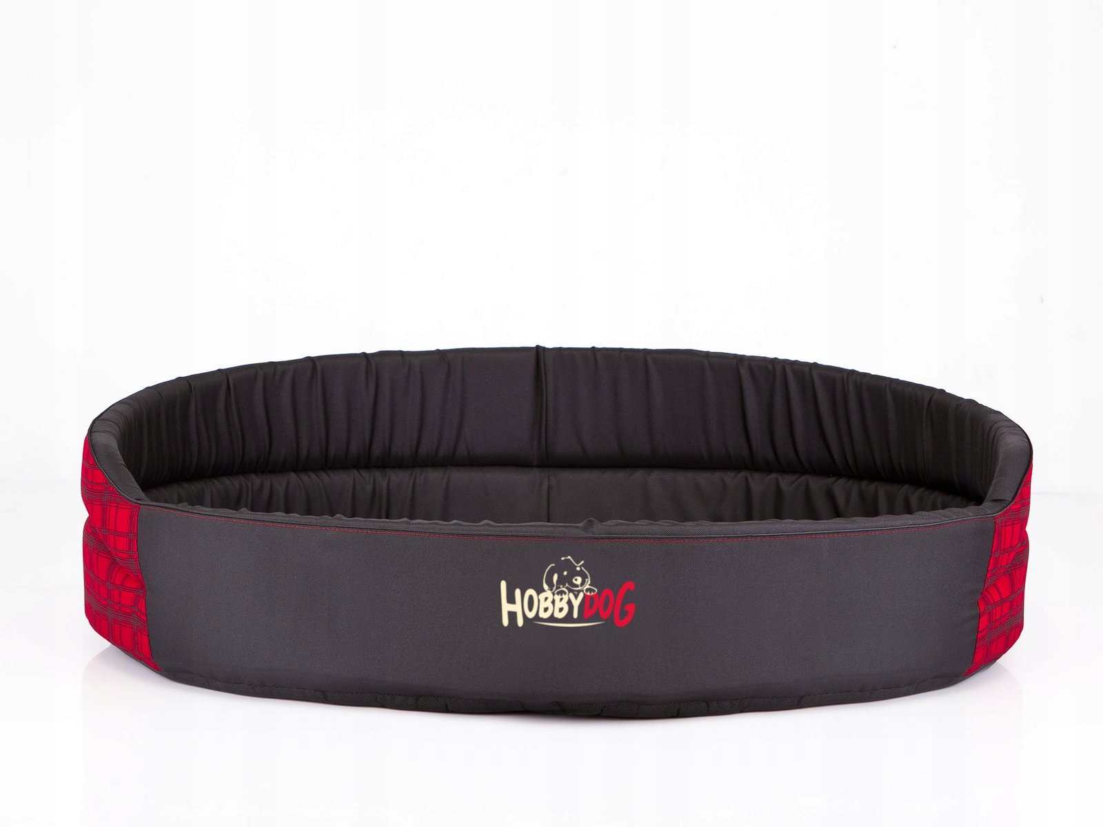 pelíšek pěnová pro psa oválná, velikost R4, barva červená