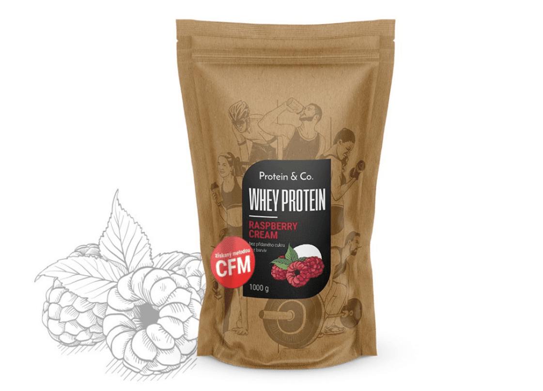 ProteinaCO WHEY PROTEIN 80 1kg raspberry cream