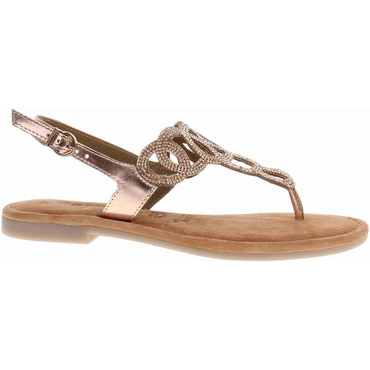 Tamaris  Dámské sandály  1-28125-42 copper glam  Zlatá