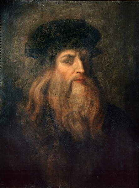 Vinci, Leonardo da Vinci, Leonardo da - Obrazová reprodukce Presumed Self-portrait of Leonardo da Vinci, (30 x 40 cm)