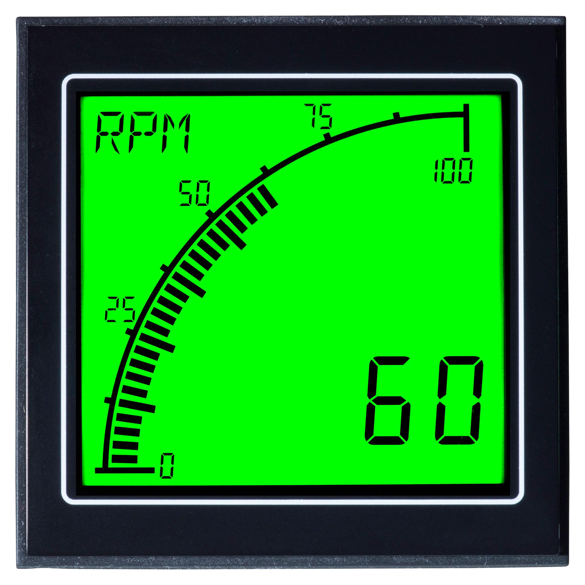 Trumeter Apm-Rate-Apo Dc Powered Rate Meter. Programable To Read Rate/speed From Dc Pulsing Sensors, Positive Lcd, With 2 Alarm Outputs 95Ac5327