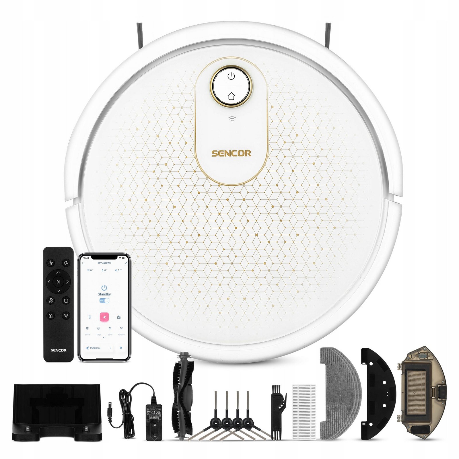 Uklízecí robot Sencor Srv 4550WH bílý
