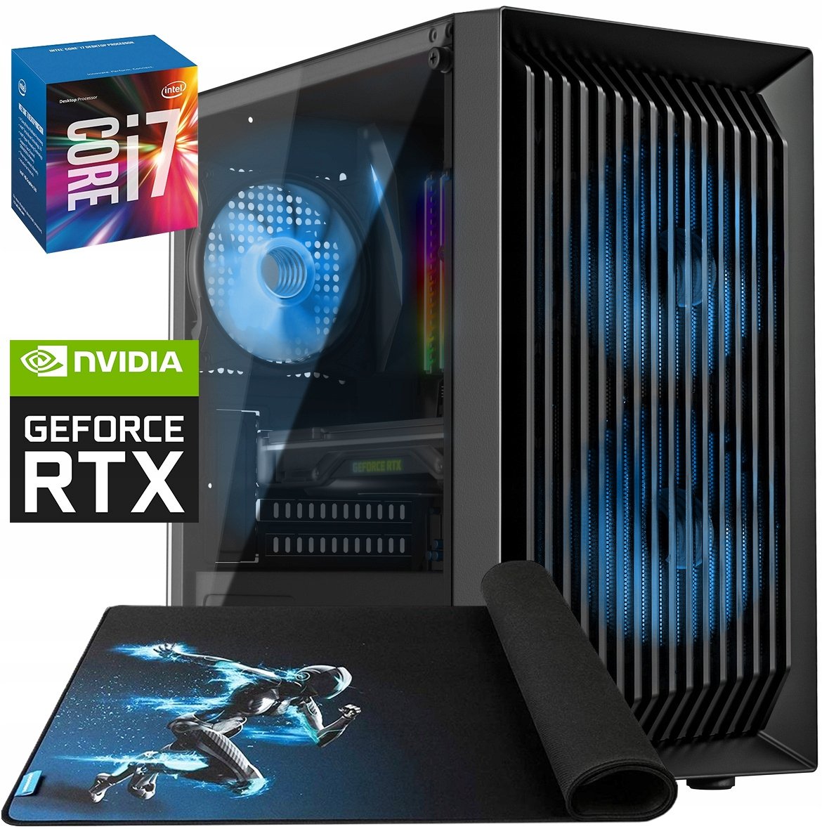 Počítač Rtx 3060 Core i7 16GB Ram Ssd 1TB Windows 10 Rgb