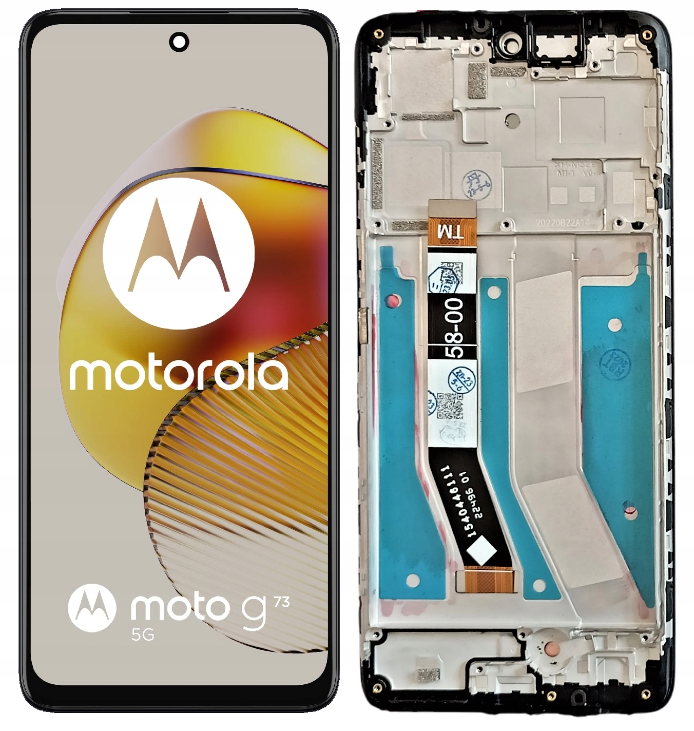 LCD Displej Pro Motorola G73 Rámeček