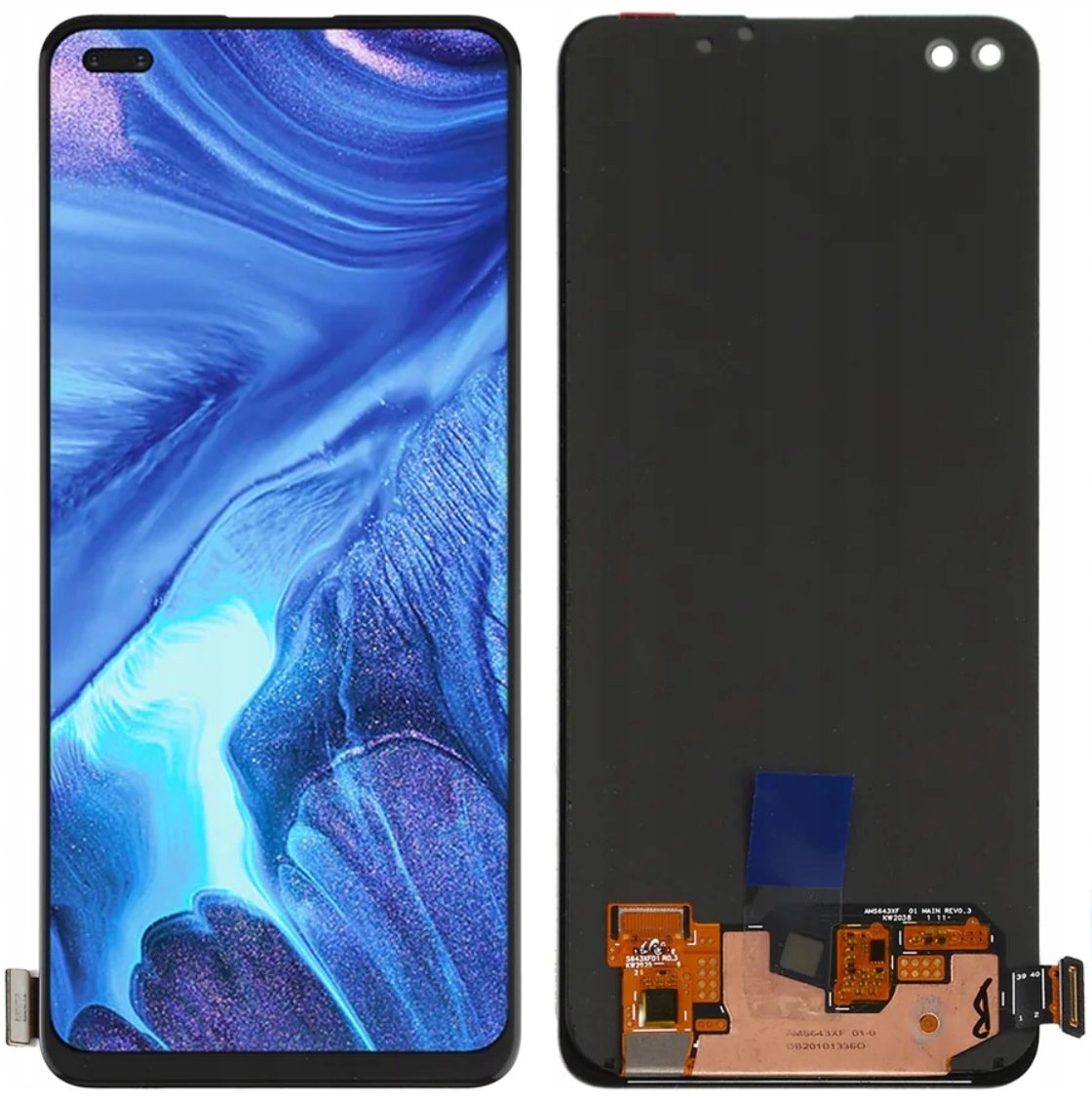 LCD dotykový displej pro Oppo Reno 4 CPH2113 Oled