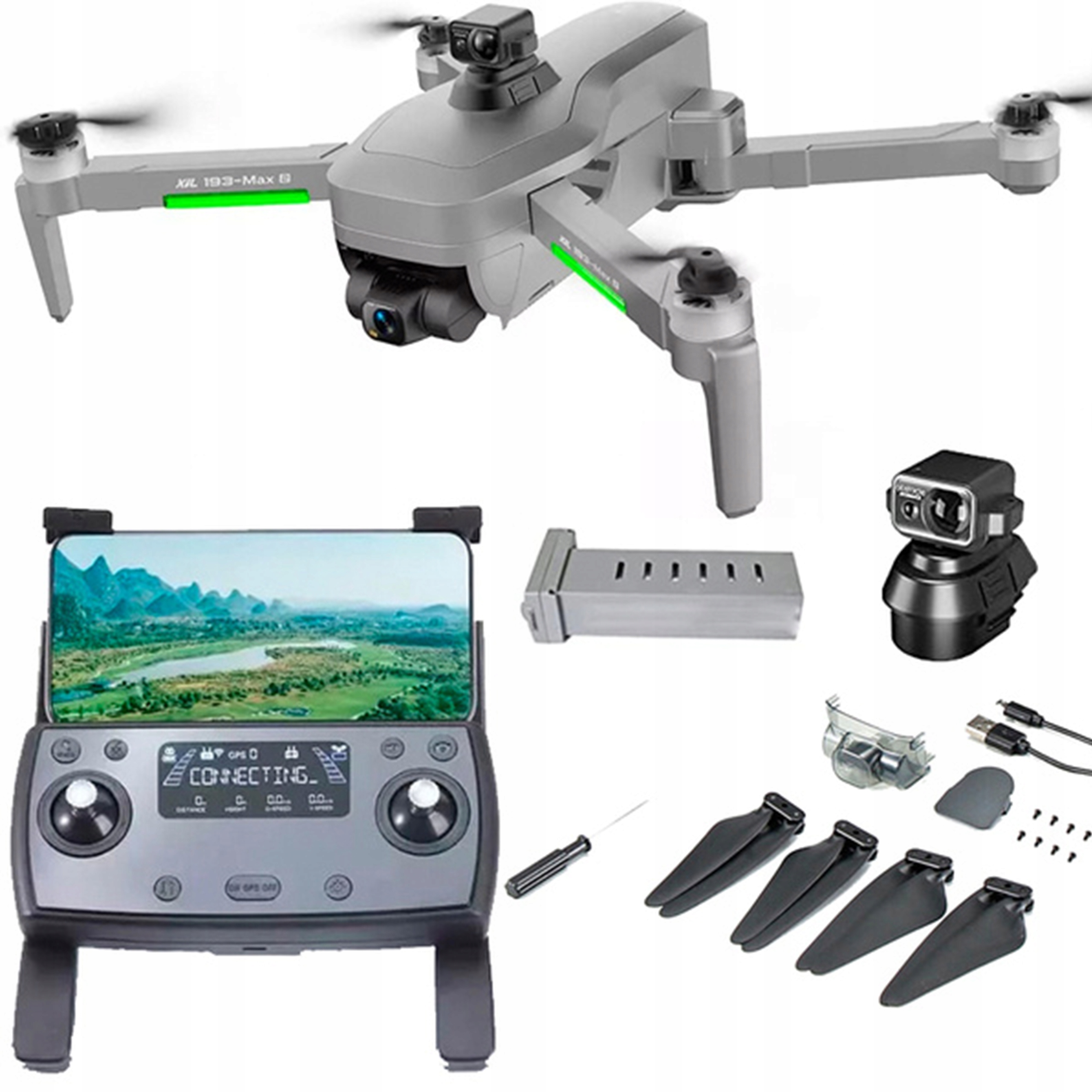 Dron Wifi Pro 2 Hd Kamery Mini Hračka Visí 4K Kamera Fly Gps Rc Air Fpv