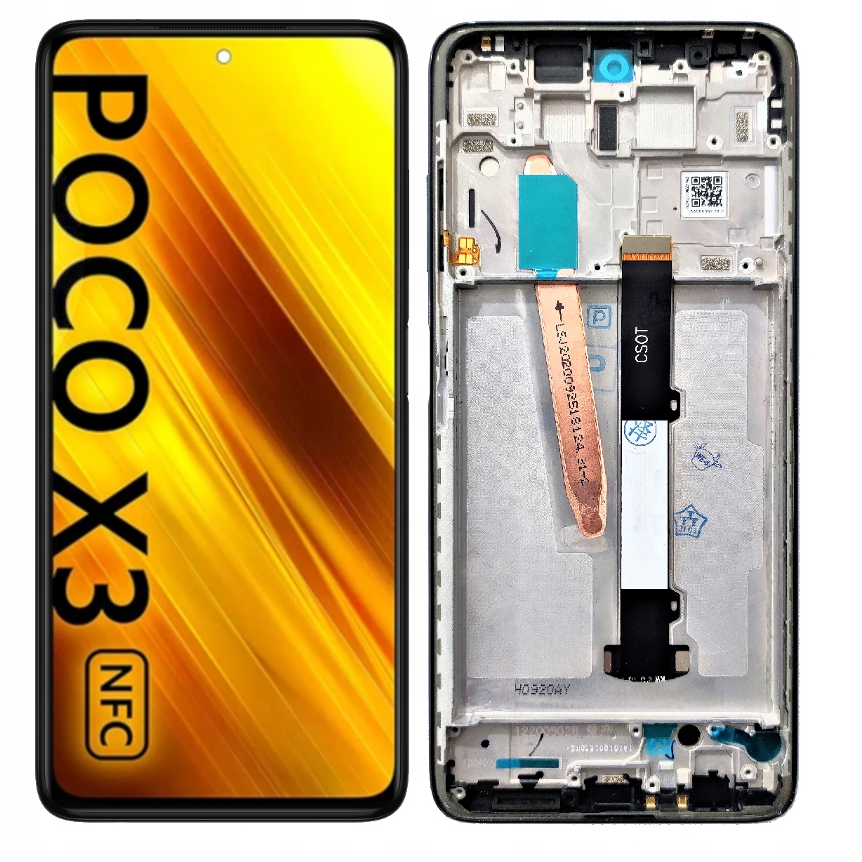 LCD Displej Pro Xiaomi Poco X3 Nfc Rámeček
