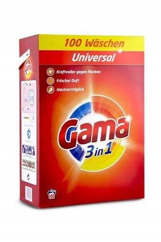 Prášek Gama německý pro praní 6,5 kg univerzální 100 praní